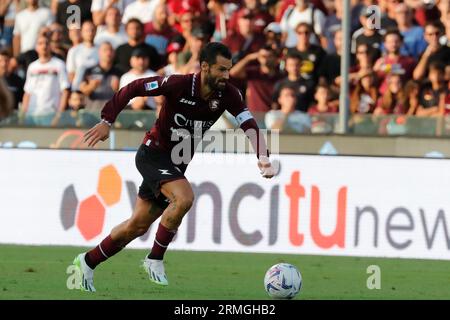 Salerne, Naples, Italie. 28 août 2023. Candreva Antonio de Salernitana pendant le Serie A Soccer Match Salernitana - Udinese, Stadio Arechi Salerno Italie (crédit image : © Ciro de Luca/ZUMA Press Wire) USAGE ÉDITORIAL SEULEMENT! Non destiné à UN USAGE commercial ! Banque D'Images