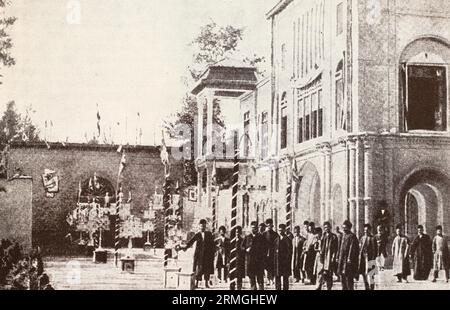 Bâtiment du Parlement à Istanbul. Photo du début du 20e siècle. Banque D'Images