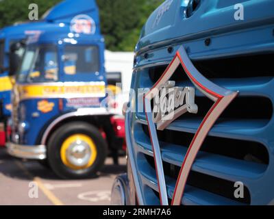 Des camions Foden S21 préservés lors d'un salon des camions Banque D'Images