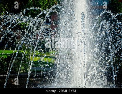 Fountain Central Memorial Park Calgary Alberta Banque D'Images