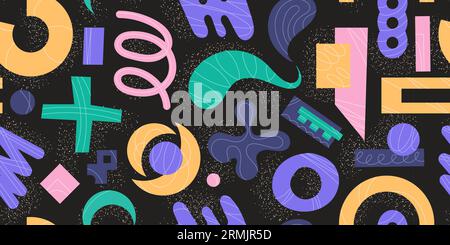 Répétition de géométrie abstraite. Illustration de Vecteur