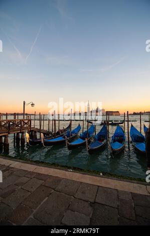 Vue pittoresque inhabituelle de Venise Italie lieu le plus touristique du monde Banque D'Images