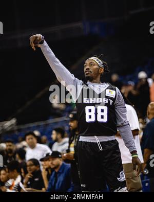 La finale du championnat Big 3 et le match des étoiles à l'o2 Arena de Londres le 26 août 2023. copyright caroljmoir/Alamy Banque D'Images