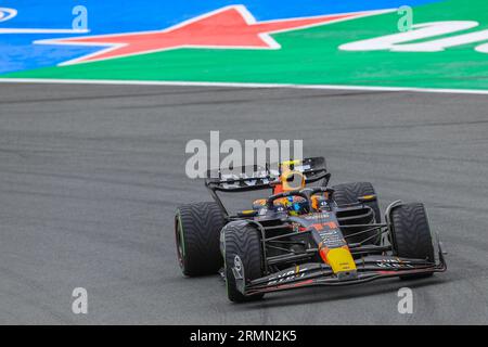 Sergio Perez 11 (MEX), HONDA Red Bull Racing RB19 lors de la FORMULE 1 HEINEKEN DUTCH GRAND PRIX 2023 au CM.com circuit Zandvoort, Zandvoort, pays-Bas le 27 août 2023 Banque D'Images