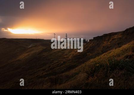 Le phare de Cape Blanco Banque D'Images