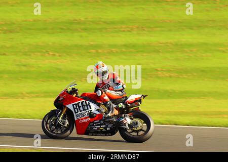 Week-end britannique Super Bike au Cadwell Park MSV 2023 Banque D'Images