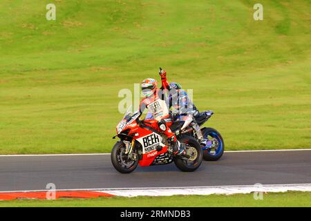 Week-end britannique Super Bike au Cadwell Park MSV 2023 Banque D'Images