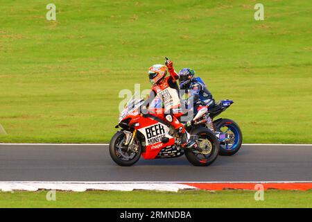 Week-end britannique Super Bike au Cadwell Park MSV 2023 Banque D'Images