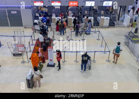 BANGKOK, THAÏLANDE, MAI 19 2023, enregistrement à l'aéroport Don Muang Airport (DMK) Banque D'Images