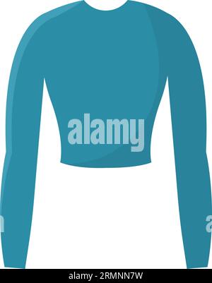Icône isolée de vêtements de chemise de femme colorée vecteur Illustration de Vecteur
