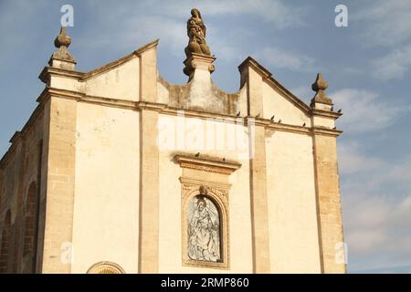 Lequile, Italie. Vue extérieure du XVII siècle Santuario S. Maria della Consolazione. Banque D'Images