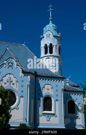 L'église Sainte-Élisabeth ou Église Bleue est une église catholique sécessionniste hongroise située dans la partie orientale de la vieille ville. Bratislava, SPAI Banque D'Images