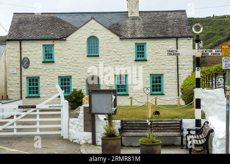 Le joli village d'Aberdaron Gwynedd, pays de Galles Banque D'Images