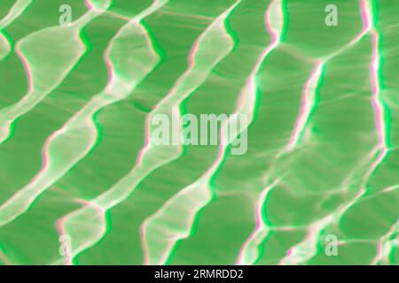 Effet d'ondulation de fond avec une certaine réfraction. Banque D'Images