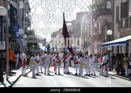 Palmi Reggio Calabria 27 août 2023 - Varia di Palmi, procession crédit : Giuseppe Andidero Banque D'Images