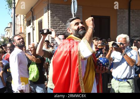 Palmi Reggio Calabria 27 août 2023 - Varia di Palmi, Parrain crédit : Giuseppe Andidero Banque D'Images