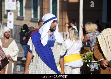 Palmi Reggio Calabria 27 août 2023 - Varia di Palmi, figuranti crédit : Giuseppe Andidero Banque D'Images
