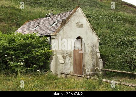 La morgue de Saltburn de Grade II (1881), Saltburn, Royaume-Uni. Banque D'Images