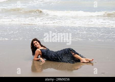 VENISE, ITALIE - 29 août : patronne du festival Caterina Murino pose pour un photocall lors du 80e Festival International du film de Venise à Excelsio Banque D'Images