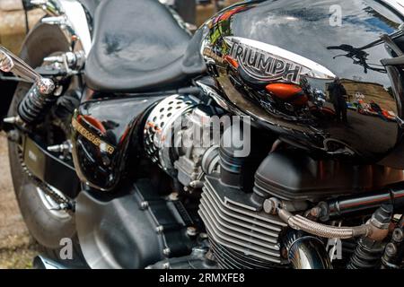 Triumph Speedmaster. MTHeads Summer Bank Holiday Bike Show 2023. Banque D'Images