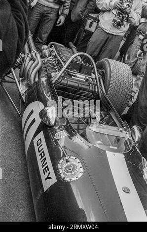 Voiture Eagle-Weslake de Dan Gurney au Grand Prix de F1 Watkins Glen 1967 Banque D'Images