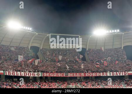 Bari, Italie. 30 août 2023. Supporters de SSC Bari lors de SSC Bari vs AS Cittadella, match italien de football Serie B à Bari, Italie, août 30 2023 crédit : Agence de photo indépendante/Alamy Live News Banque D'Images