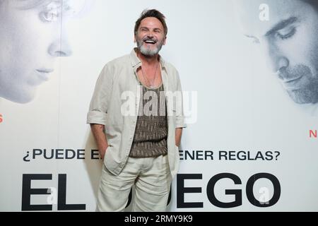 during the photocall the premiere of 'The Game' in Madrid. 30 August 2023, Spain Stock Photo