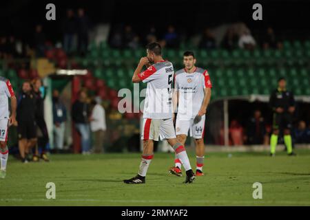 Terni, Italie. 30 août 2023. Ravanelli Luca (Cremonese) lors de Ternana Calcio vs US Cremonese, match de football italien Serie B à Terni, Italie, août 30 2023 crédit : Agence de photo indépendante/Alamy Live News Banque D'Images