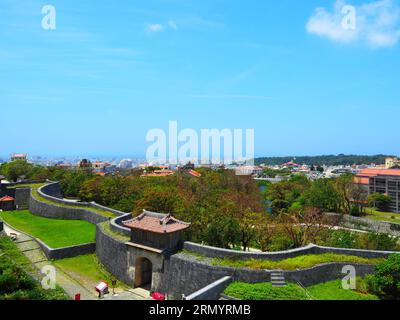 Naha, Okinawa, Asie du Sud-est - zones bleues Banque D'Images