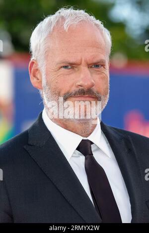 Martin McDonagh assiste à la première de Comandante et à l'ouverture du 80e Festival International du film de Venise au Palazzo del Cinema sur le Lido à Venise, Italie, le 30 août 2023. Banque D'Images