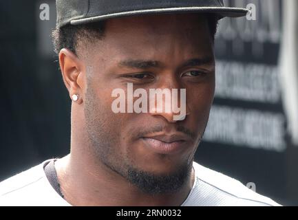 Baltimore, États-Unis. 30 août 2023. BALTIMORE, Maryland - 30 AOÛT : Tim Anderson (7) avant un match de MLB entre les Orioles de Baltimore et les White Sox de Chicago, le 30 août 2023, à Orioles Park à Camden yards, à Baltimore, Maryland. (Photo de Tony Quinn/SipaUSA) crédit : SIPA USA/Alamy Live News Banque D'Images