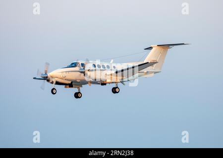 United States Air Force Beech C-12D Huron (A200CT) (REG : 83-0495) dans un schéma mis à jour sans le nez bleu et les moteurs. Banque D'Images