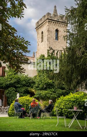 France, Aveyron, Millau, Château de Creissels Hôtel Banque D'Images