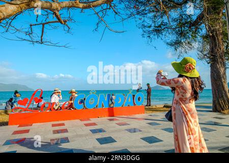 Vietnam, archipel de con Dao, appelé îles Poulo-Condor pendant la colonisation française, île de con son, plage de con son ou an Hai Banque D'Images