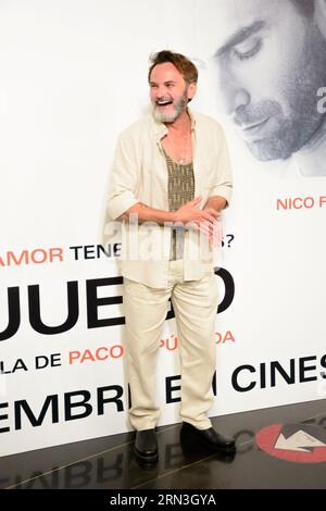 Fernando Tejero a assisté au photocall de la première du film espagnol El Juego (le jeu) Madrid Espagne. Banque D'Images