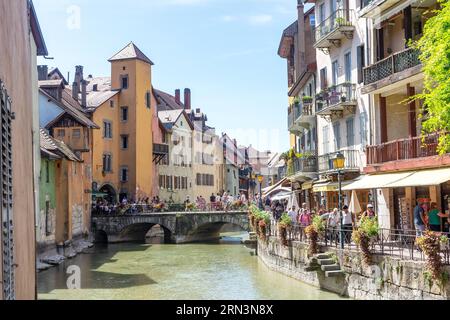 Pont Morens, passage de l'Isle, Vieille ville, Annecy, haute-Savoie, Auvergne-Rhône-Alpes, France Banque D'Images