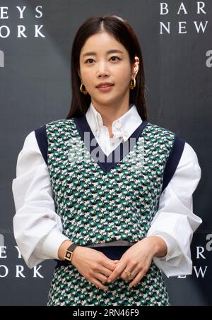 31 août 2023 – Séoul, Corée du Sud : l'actrice sud-coréenne Ki Eun-se assiste à un photocall pour le lancement du Barneys New York 23 F/W au magasin phare Barneys New York à Séoul, Corée du Sud le 31 août 2023. (Photo : Lee Young-ho/Sipa USA) Banque D'Images