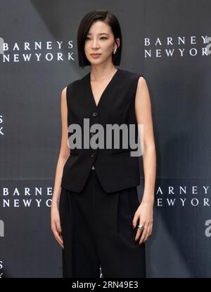 Séoul, Corée du Sud. 31 août 2023. Le mannequin sud-coréen Irene assiste à un photocall pour le lancement du Barneys New York 23 F/W au magasin phare Barneys New York à Séoul, en Corée du Sud, le 31 août 2023. (Photo : Lee Young-ho/Sipa USA) crédit : SIPA USA/Alamy Live News Banque D'Images