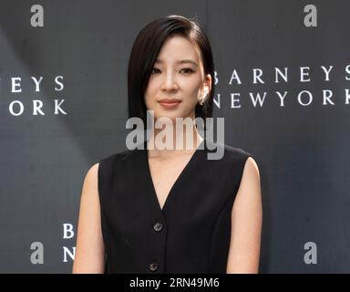 Séoul, Corée du Sud. 31 août 2023. Le mannequin sud-coréen Irene assiste à un photocall pour le lancement du Barneys New York 23 F/W au magasin phare Barneys New York à Séoul, en Corée du Sud, le 31 août 2023. (Photo : Lee Young-ho/Sipa USA) crédit : SIPA USA/Alamy Live News Banque D'Images