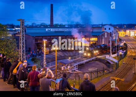 15e réunion des locomotives à vapeur de Dresde Banque D'Images