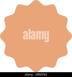 Modèle icônes Sunburst formes badges starburst promo burst sticker promo Illustration de Vecteur