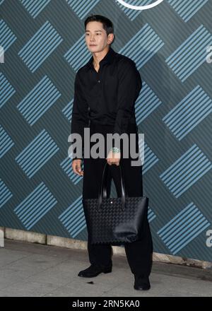 Séoul, Corée du Sud. 31 août 2023. Acteur sud-coréen sur Joo-wan, assiste à un photocall pour l'ouverture du Montblanc Library Spirit Pop-up Store à Séoul, en Corée du Sud, le 31 août 2023. (Photo : Lee Young-ho/Sipa USA) crédit : SIPA USA/Alamy Live News Banque D'Images