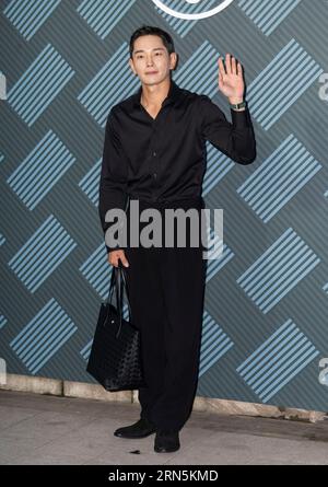 Séoul, Corée du Sud. 31 août 2023. Acteur sud-coréen sur Joo-wan, assiste à un photocall pour l'ouverture du Montblanc Library Spirit Pop-up Store à Séoul, en Corée du Sud, le 31 août 2023. (Photo : Lee Young-ho/Sipa USA) crédit : SIPA USA/Alamy Live News Banque D'Images