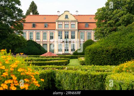 Palais abbé ou le Département d'Art moderne, le Musée National de Gdansk bâtiment dans Oliwa Park, Gdansk, Pologne, Europe, UE Banque D'Images