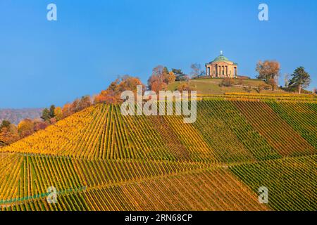 Chapelle funéraire dans les vignobles près de Stuttgart-Uhlbach, Baden-Wuerttemberg, Allemagne, Stuttgart-Uhlbach, Baden-Wuerttemberg, Allemagne Banque D'Images