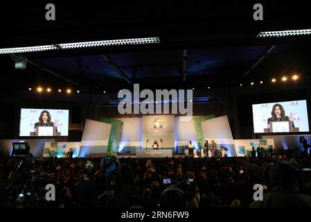 (150725) -- NAIROBI, 25 juillet 2015, -- une photo prise le 25 juillet 2015 montre une scène de la plénière d'ouverture du Sommet mondial sur l'entrepreneuriat à Nairobi, au Kenya. Le président américain Barack Obama a assisté samedi au Sommet mondial sur l entreprenariat (GES) à Nairobi et a salué l énorme potentiel de l Afrique. Le Kenya est le premier pays d'Afrique subsaharienne à accueillir le sommet. ) (Dzl) KENYA-NAIROBI-U.S.-GES SUMMIT PanxSiwei PUBLICATIONxNOTxINxCHN 150725 Nairobi juillet 25 2015 une photo prise LE 25 2015 juillet montre une scène de la plénière d'ouverture du Sommet mondial de l'entrepreneuriat à Nairobi Kenya U S Pre Banque D'Images