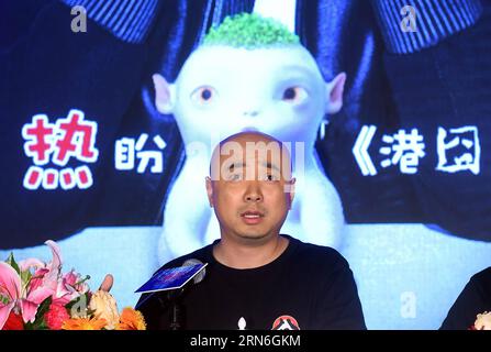 (150727) -- PÉKIN, le 27 juillet 2015 -- le réalisateur et acteur Xu Zheng assiste à la conférence de presse du nouveau film Lost in Hong Kong à Pékin, capitale de la Chine, le 27 juillet 2015. Le film sortira le 25 septembre. ) (Zwx) CHINE-PÉKIN-NOUVEAU FILM PERDU À HONG KONG -CONFÉRENCE DE PRESSE(CN) JinxLiangkuai PUBLICATIONxNOTxINxCHN 150727 Pékin 27 2015 juillet le réalisateur et acteur Xu Zheng assiste à la conférence de presse du nouveau film perdu à Hong Kong à Beijing capitale de la Chine juillet 27 2015 le film sortira le 25 septembre zwx Chine Pékin Nouveau film perdu à Hong Kong Conférence de presse CN JinxLiang Banque D'Images