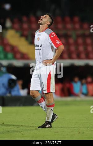 Terni, Italie. 30 août 2023. Ravanelli Luca (Cremonese) lors de Ternana Calcio vs US Cremonese, match de football italien Serie B à Terni, Italie, août 30 2023 crédit : Agence de photo indépendante/Alamy Live News Banque D'Images