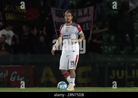 Terni, Italie. 30 août 2023. Castagnetti Michele (Cremonese) lors de Ternana Calcio vs US Cremonese, match de football italien Serie B à Terni, Italie, août 30 2023 crédit : Agence de photo indépendante/Alamy Live News Banque D'Images