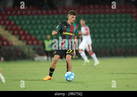 Terni, Italie. 30 août 2023. Favasuli Costantino (Ternana) lors de Ternana Calcio vs US Cremonese, match de football italien Serie B à Terni, Italie, août 30 2023 crédit : Agence de photo indépendante/Alamy Live News Banque D'Images